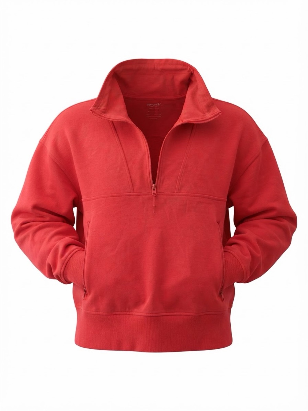 Old Navy Red Half-Zip Pullover Hoodie